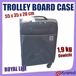 Royal Life Trolley Boardcase Handgepäck Travel Boardkoffer Reisekoffer schwarz