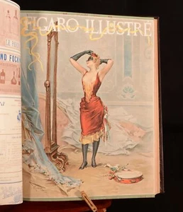 1891-4 3vols Figaro Illustre Illustrated Periodical Colour Plates - Bild 1 von 12