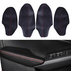 Car Red Stitch Door Panels Armrest Cover Surface Fit for Honda Civic Sedan 2022