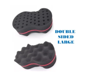 Original doppelseitiger GROSSER Afro Twists Lockenschwamm für Spule, Afro Curl & Wellen - Bild 1 von 1