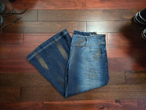 Raw Blue Lady Blue Denim Bell Caprihose Damengröße 11/12 neu mit Etikett - Bild 1 von 6