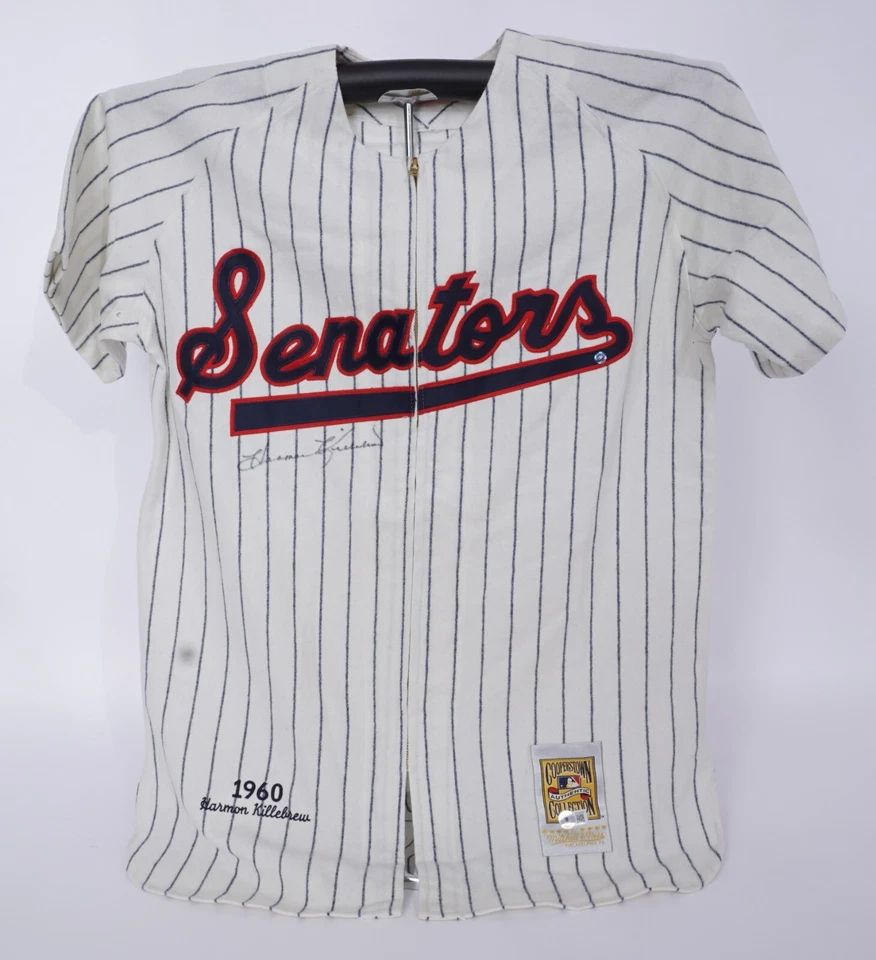 Harmon Killebrew Signed 1960 Washington Senators Mitchell & Ness Jersey Beckett - Image 1 of 4
