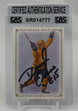 Darryl Evans - 2008-09 Upper Deck Masterpieces #19 - Autographed, CAS Certified