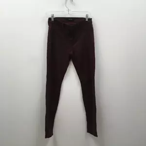 J Brand Womens Super Skinny Slim Jeans Burgundy Stretch Denim 28 - Picture 1 of 7