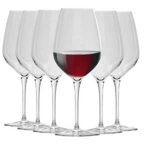 Bormioli Rocco 6x Bicchieri da Vino Inalto Tre Sensi Calici Senza Piombo 550ml Trasparente - Foto 1 di 5