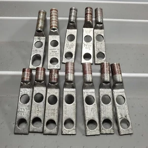 Braun 33 #2 Kompressionslaschen 2 Loch 1" Platz 3/8" Bolzen 12 Stück gemischtes Set - Bild 1 von 5