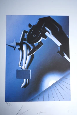 KOSTABI Lithographie 70x50 cm limitiert, handsigniert , Prägestempel! - Bild 1 von 3