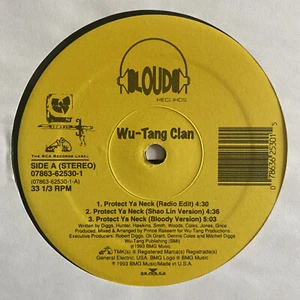 WU-TANG CLAN - PROTECT YA NECK / METHOD MAN (12") 1993!! RARE!! RZA + RAEKWON - Picture 1 of 2