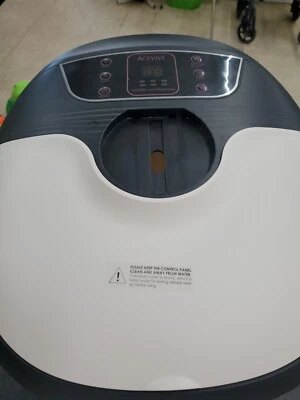 ACEVIVI Masajeador de pies spa baño con rodillos de masaje temporizador de temperatura de calor y burbujas  Foto 1 de 4