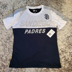 women's medium G-III 4her by  Carl Banks SAN DIEGO PADRES t-shirt, MLB, NWT - Picture 1 of 4