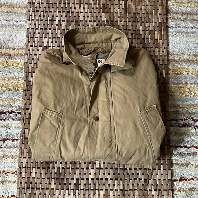 CC Filson Polson Field Jacket Khaki Tan Button Down Utility Military Men’s Large - Image 1 of 4