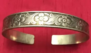 Sterling Silver G. CINI Large-Size Cuff Bracelet - Picture 1 of 5
