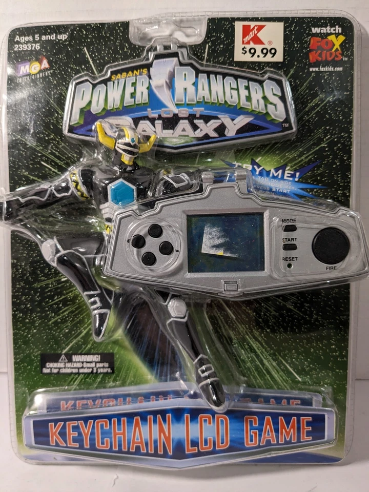 Power Rangers Lost Galaxy Llavero Electrónico Portátil Juego LCD Foto 1 de 4