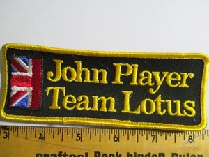 Parche John Player Team Lotus Vintage Original Nuevo de Lote Antiguo - Imagen 1 de 4
