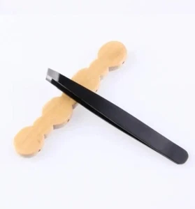 5 Stainles Steel Eyebrow Tweezers - Professional Makeup Tool for Home and Beauty - Picture 1 of 4