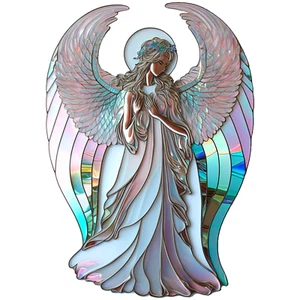 Autoaufkleber Sticker Engel Aufkleber 9X9 cm - Picture 1 of 1