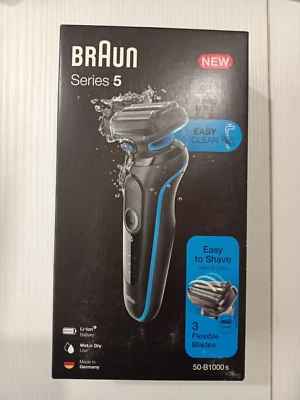 Braun Series 5 50-B1000s Rasoio Elettrico Uomo, Wet & Dry, Ricaricabile, Lamina  - Immagine 1 di 3