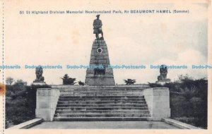 R354700 St Highland Division Memorial Newfoundland Park Nr Beaumont Hamel Somme - Bild 1 von 4