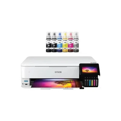 Epson EcoTank Photo ET-8550 Wireless Wide Format Color All-In-One Inkjet Printer - Image 1 of 3