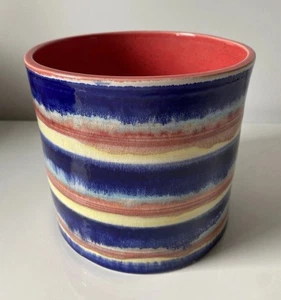 Colourful Vintage HABITAT PLANTER Plant Pot - Picture 1 of 12