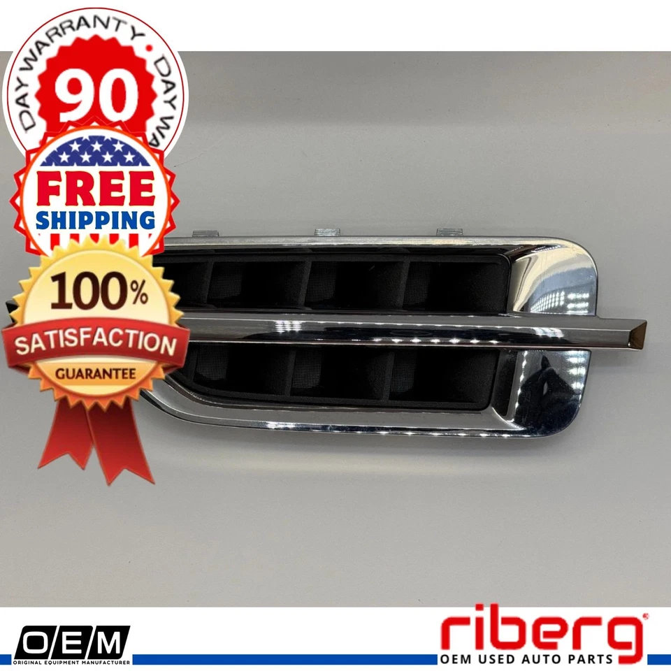 07-14 ESCALADE Cromo Lado del Conductor Delantero Guardabarros Rejilla de Ventilación OEM Parrilla Foto 1 de 4