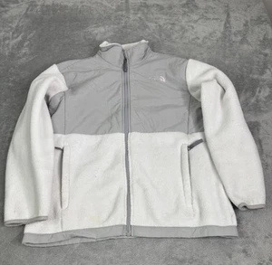 The North Face Denali Full Zip Fleece Jacket Girls Size XL Gray  - Picture 1 of 12