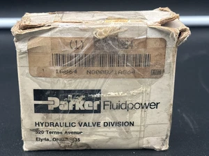 N800B 1/2" Parker Hydraulik-Durchflussregelventil 2000 PSI, 15 GPM MAX - Bild 1 von 3