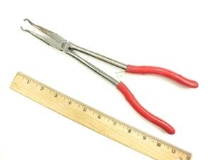 MAC TOOLS 1/4" HOSE GRIPPER PLIERS 11" LONG EXTENDED REACH GRIP GRIPPING P301786 - Picture 1 of 5