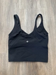 Sujetador deportivo recortado Lululemon Align para mujer negro talla 4 - Imagen 1 de 8