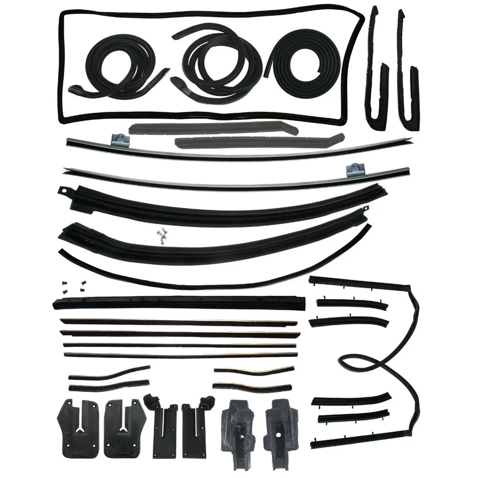 Ford Mustang 1965-1966 convertible kit de impermeabilización con rollo de espuma de barandilla de techo de 12' Foto 1 de 1