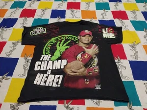 John Cena T-Shirt Kids XL Hustle Loyalty The Champ Is Here Short Sleeve WWE Tee - Picture 1 of 6