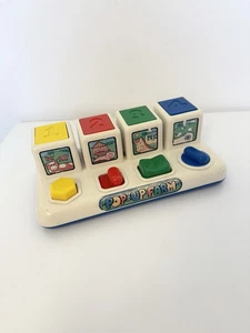 Vintage 1984 Shelcore Pop-Up Farm Toy Preschool Educational Activity Plastic - Picture 1 of 4