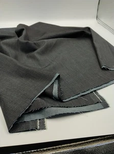 Stretch Black Denim Fabric – Flexible Cotton Jean Material by Yard (150cm/59") - Picture 1 of 9