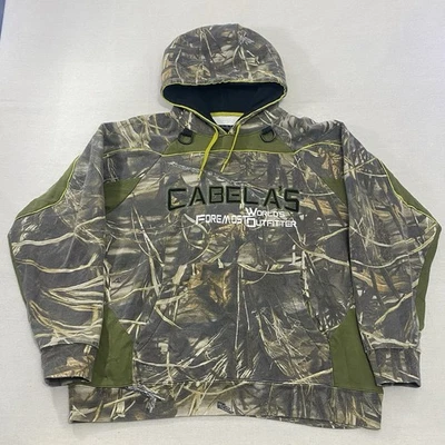 Cabela's Camo Hoodie XL Advantage Max 4 HD Vintage Duck Deer Hunting Fishing - Image 1 of 4