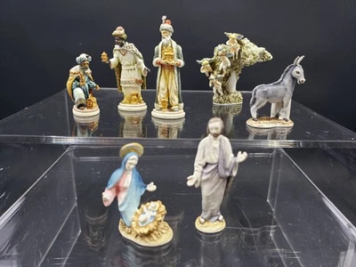 Кукольный домик Robert Olszewki миниатюрный рождественский набор из 7 фигурок 1-го издания новый в коробке - Изображение 1 из 4