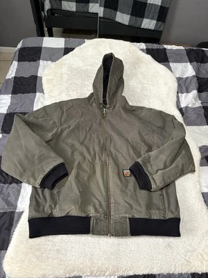 Винтажный Timberland куртка мужчин XXL утка холст работы износ Pro серии искусственно состаренный гранж - Изображение 1 из 4