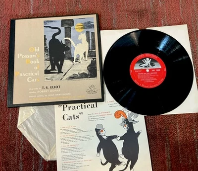 Angel Records 30002 T.S.ELIOT-OLD POSSUM’S BOOK OF PRACTICAL CATS 10”VINYL Boxed - Image 1 of 4