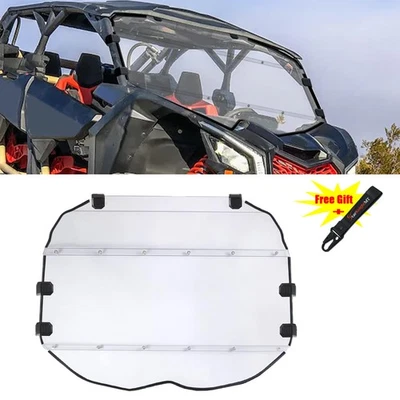 For Can-Am Maverick X3/ Max Turbo R 2017-2023 Scratch Resistant Full Windshield Foto 1 de 4