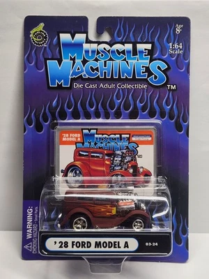 Funline 2003 escala 1:64 máquinas musculares • Ford modelo A 1928 flameado [03-24] Foto 1 de 4