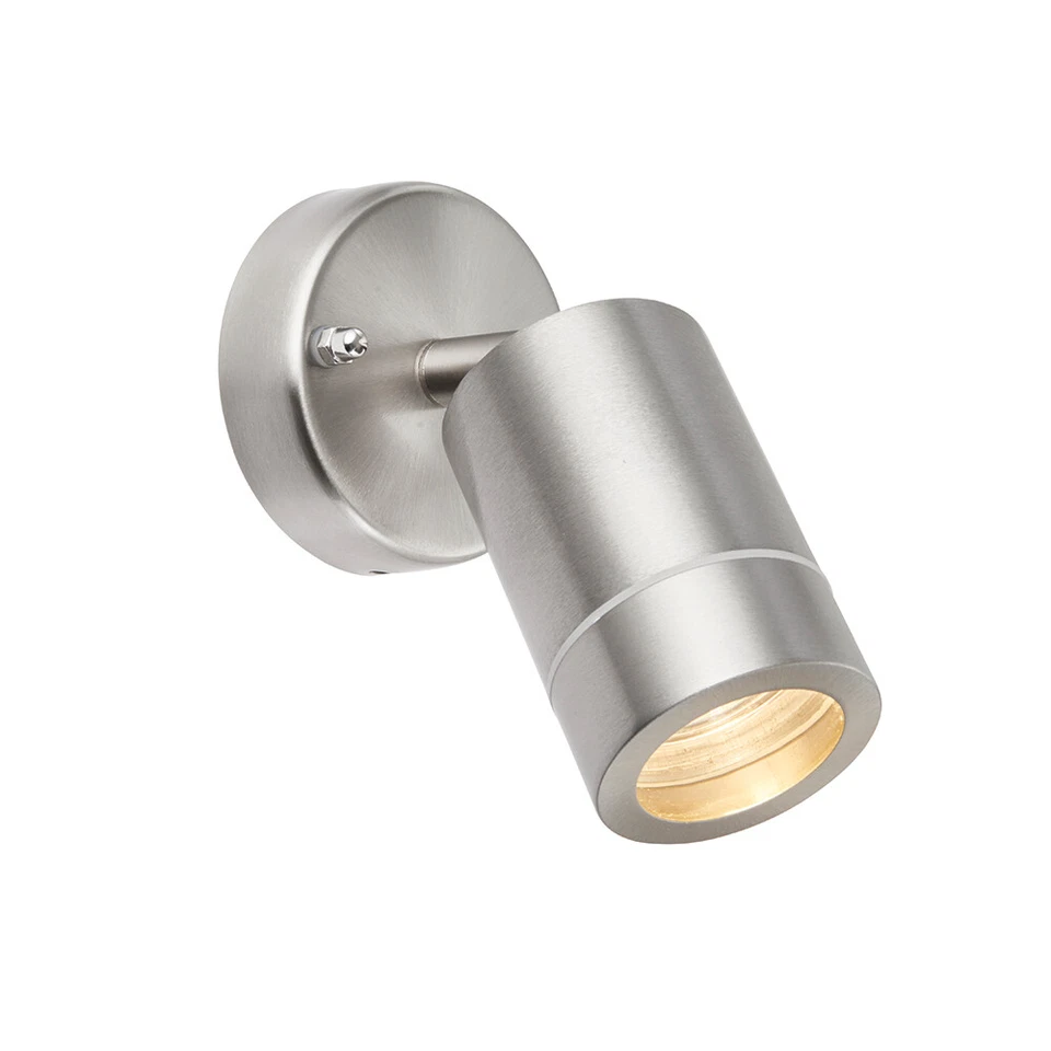 Saxby Palin Outdoor Garden Security Adjustable GU10 LED Spotlight Wall Lamp IP44 - Image 1 of 1