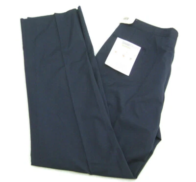 New Vintage 70's SANSABELT Men's (Size 38) Blue Pleated Chino Pants Deadstock - Image 1 of 4