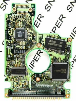 PCB - Hitachi 30GB IC25N030ATMR04 IDE 08K0850 Laptop H69421 Hard Drive H69401B - Image 1 of 4
