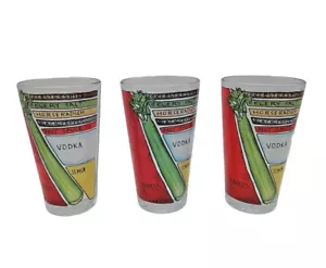 Uncommon Goods blutige Mary Brille mit abgebildetem Barkeeper Rezept Menge 3 - Bild 1 von 5