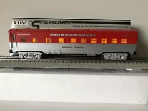 K-LINE STREAMLINERS AUTOVETTURA TERRAZZA IMPERIALE SCALA O 3 BINARI - Foto 1 di 4