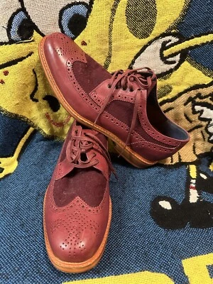 Cole Haan Men's American Classics Leather/Wool Montrose Wingtip Oxfords Sz 11M - Image 1 of 4