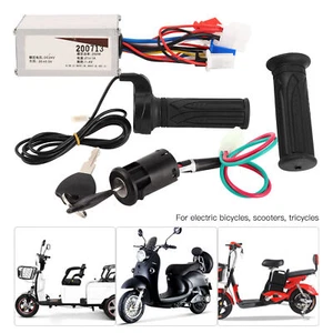 Para Scooter Bicicleta E-Bike Motor Controller 24V 250W Unidad de Control con Mango de Gas - Imagen 1 de 12