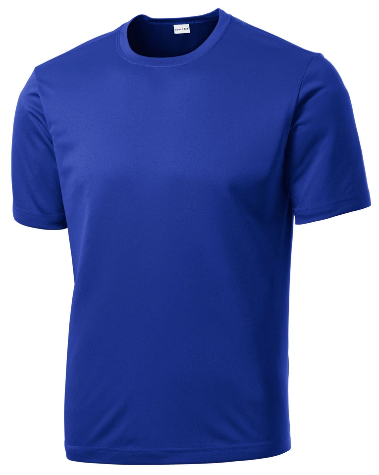 NEW MENS TALL MOISTURE WICKING DRY FIT Run Workout Short Sleeve T SHIRTS TST350 - Image 1 of 1
