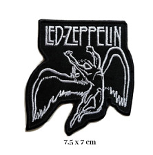 Led Zeppelin Music Band Patch Sew/Iron On Embroidered Badge Jacket Jeans Bag