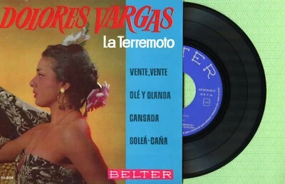DOLORES VARGAS LA TERREMOTO / Vente Vente / BELTER 50.804 Pres Spain 1963 EP EX - Image 1 of 4