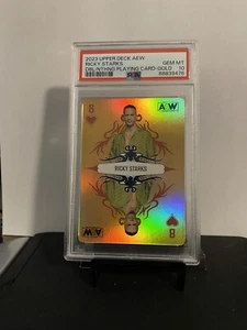 2023 AEW Ricky Starks PSA 10 Double Or Nothing GOLD Card POP 1! GEM Mint NXT - Picture 1 of 3